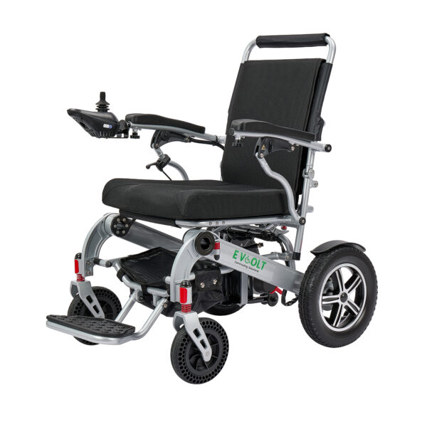 Wózek inwalidzki E-Voolt z odchylanym oparciem